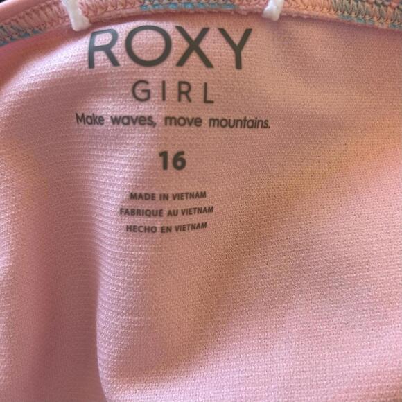 Roxy Palm Tree Floral Full Coverage Bikini Bottom Swimwear Kids Girls Size 16 - Picture 3 of 4